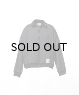 Maison MIHARA YASUHIRO (Wide Back Track Jacket) BLACK
