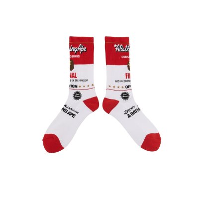 画像1: SAINT Mxxxxxx (BAPE_SOCKS_FINAL) WHITE