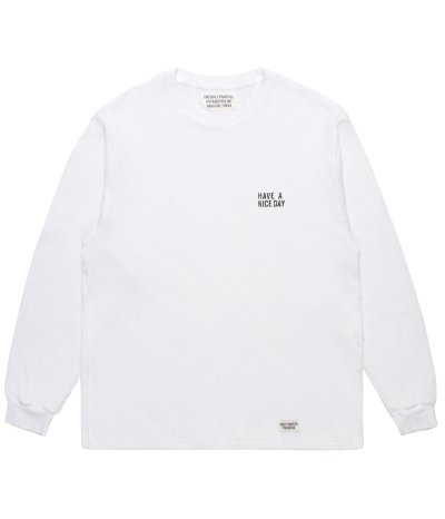 画像1: WACKO MARIA (THERMAL SHIRT) WHITE