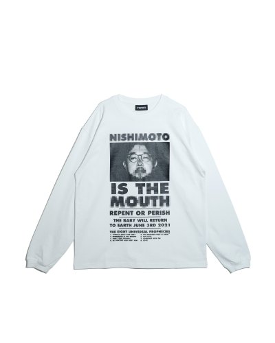 画像1: NISHIMOTO IS THE MOUTH (L/S TEE) WHITE