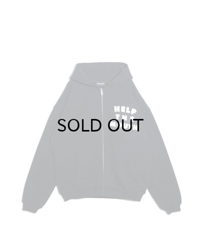 画像1: NISHIMOTO IS THE MOUTH (ZIP SWEAT HOODIE) BLACK