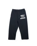 NISHIMOTO IS THE MOUTH (WIDE SWEAT PANTS) BLACK