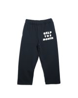 NISHIMOTO IS THE MOUTH (WIDE SWEAT PANTS) BLACK