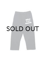 NISHIMOTO IS THE MOUTH (WIDE SWEAT PANTS) BLACK