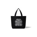 BLACK EYE PATCH (BARBED WIRE OG LABEL MEDIUM TOTE) BLACK