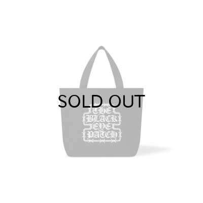画像1: BLACK EYE PATCH (BARBED WIRE OG LABEL MEDIUM TOTE) BLACK