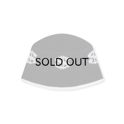 画像1: BLACK EYE PATCH (DOLLAR SIGN KNITTED BUCKET HAT) BLACK