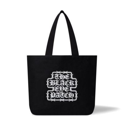 画像1: BLACK EYE PATCH (BARBED WIRE OG LABEL LARGE TOTE) BLACK