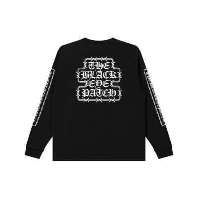 画像2: BLACK EYE PATCH (BARBED WIRE OG L/S TEE) BLACK