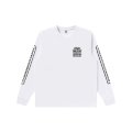 BLACK EYE PATCH (BARBED WIRE OG L/S TEE) WHITE
