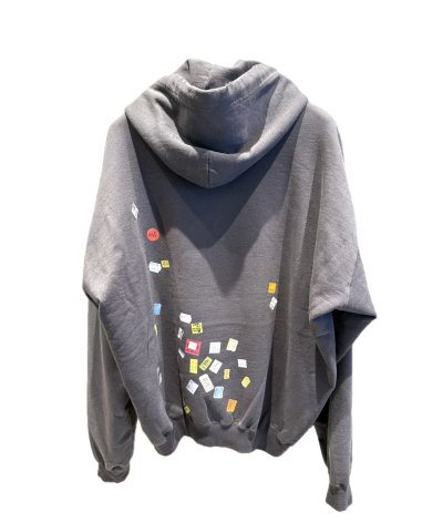 画像2: Maison MIHARA YASUHIRO (Price Tag Sticker Printed Hoodie) BLACK