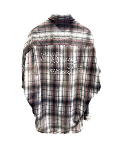 画像2: Maison MIHARA YASUHIRO (Vintage Like Check Shirt) BLACK