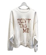 Maison MIHARA YASUHIRO (Don't Tag Me Printed Sweatshirt) WHITE -30% OFF-