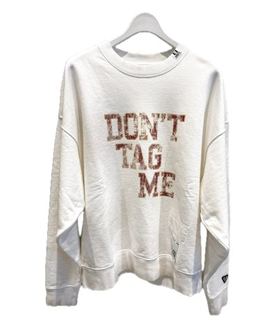 画像1: Maison MIHARA YASUHIRO (Don't Tag Me Printed Sweatshirt) WHITE -30% OFF-