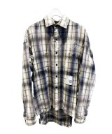 Maison MIHARA YASUHIRO (Vintage Like Check Shirt) BEIGE