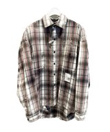 Maison MIHARA YASUHIRO (Vintage Like Check Shirt) BLACK