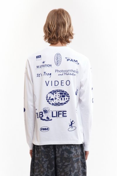 画像2: P.A.M. (TEST SHEET LS TEE) WHITE