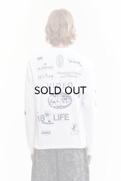 画像2: P.A.M. (TEST SHEET LS TEE) WHITE