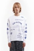 P.A.M. (TEST SHEET LS TEE) WHITE