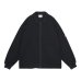画像1: C.E (WAFFLE PE JERSEY ZIP SHIRT) BLACK (1)