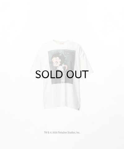 画像1: KAMIYA (Betty Boop™ × KAMIYA "I’m coming out" T-shirt) WHITE