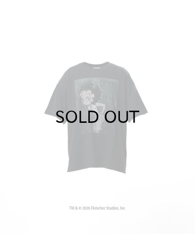 画像1: KAMIYA (Betty Boop™ × KAMIYA "I’m coming out" T-shirt) BLACK