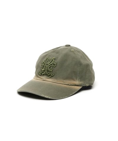 画像1: KAMIYA ("KMY" Distressed Cap) KHAKI
