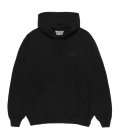 WACKO MARIA (WASHED MIDDLE WEIGHT PULLOVER HOODED SWEAT SHIRT) BLACK