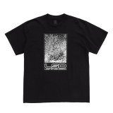 LQQK STUDIO (FINGERPRINT TEE) WASHED BLACK