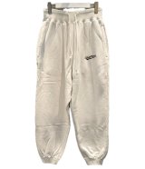 WACKO MARIA (WASHED MIDDLE WEIGHT SWEAT PANTS) IVORY