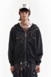 画像1: P.A.M. (SHAPE SHIFT HOODED ZIP THRU SWEAT) BLACK WASH (1)