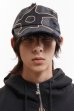 画像1: P.A.M. (DISTRESSED URCHIN TAG BASEBALL CAP) BLACK WASH (1)