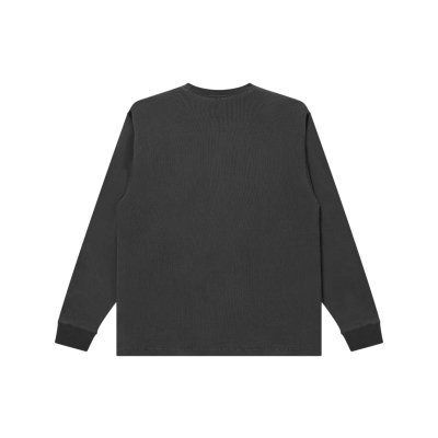 画像2: BLACK EYE PATCH (RHINESTONED 3 LETTER OE HEAVYWEIGHT L/S TEE) WASHED BLACK