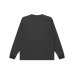 画像2: BLACK EYE PATCH (RHINESTONED 3 LETTER OE HEAVYWEIGHT L/S TEE) WASHED BLACK (2)