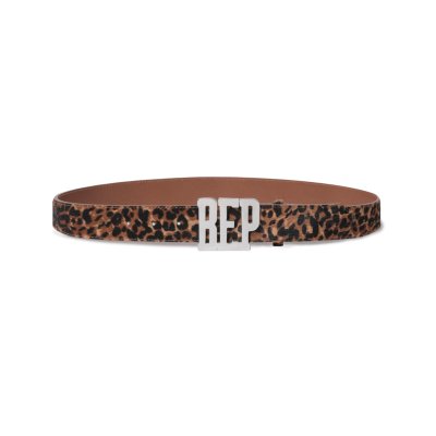 画像1: BLACK EYE PATCH (LEOPARD LETTERS BELT) MULTI