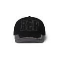 BLACK EYE PATCH (FABRIC INITIALS PATCHED CAP) BLACK