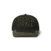 画像1: BLACK EYE PATCH (FABRIC INITIALS PATCHED CAP) OLIVE (1)