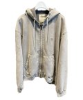 Maison MIHARA YASUHIRO (Bleached Zip-up Hoodie) KHAKI