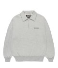 WACKO MARIA (HEAVY WEIGHT PULLOVER HALF ZIP SWEAT SHIRT) GRAY