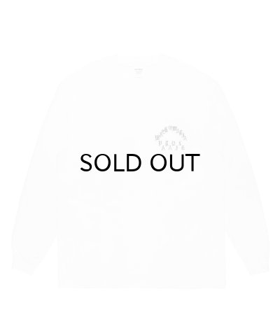 画像2: WACKO MARIA (WASHED HEAVY WEIGHT CREW NECK LONG SLEEVE T-SHIRT TYPE-1) WHITE