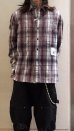 画像3: Maison MIHARA YASUHIRO (Vintage Like Check Shirt) BLACK (3)