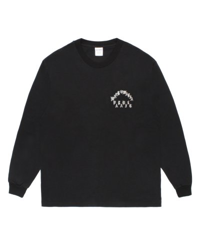 画像2: WACKO MARIA (WASHED HEAVY WEIGHT CREW NECK LONG SLEEVE T-SHIRT TYPE-1) BLACK