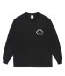 画像2: WACKO MARIA (WASHED HEAVY WEIGHT CREW NECK LONG SLEEVE T-SHIRT TYPE-1) BLACK (2)