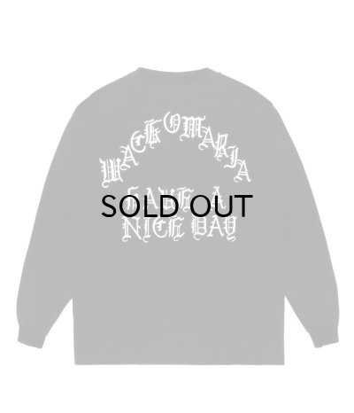 画像1: WACKO MARIA (WASHED HEAVY WEIGHT CREW NECK LONG SLEEVE T-SHIRT TYPE-1) BLACK