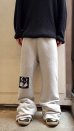画像3: KAMIYA ("Girl Patch" Bootcut Sweat Pants) GRAY (3)