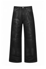BREATH (COATING DENIM PANTS) BLACK