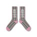 画像2: BLACK EYE PATCH (CHECKED HWC SOCKS) PINK (2)