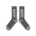 画像2: BLACK EYE PATCH (CHECKED HWC SOCKS) GRAY (2)