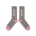 画像3: BLACK EYE PATCH (CHECKED HWC SOCKS) PINK (3)
