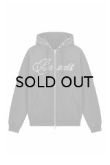BREATH (PEARL STUDS ZIP HOODIE) BLACK